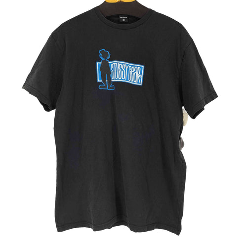 ステューシー Stussy GEAR シャドーマン プリントクルーネックTシャツ メンズ JPN:XL