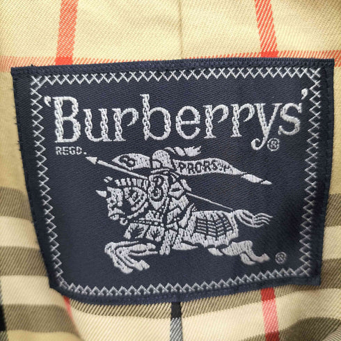 バーバリーズ BURBERRYS 90S 裏地 ノバチェック ウエスト ベルト トレンチ コート メンズ 92 170