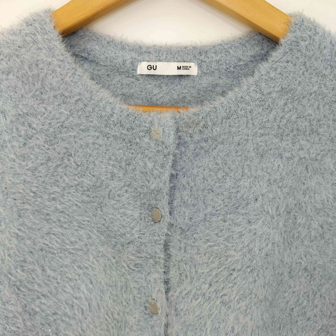 ジーユー GU 24AW シャイニークルーネックカーディガンZ レディース JPN:M