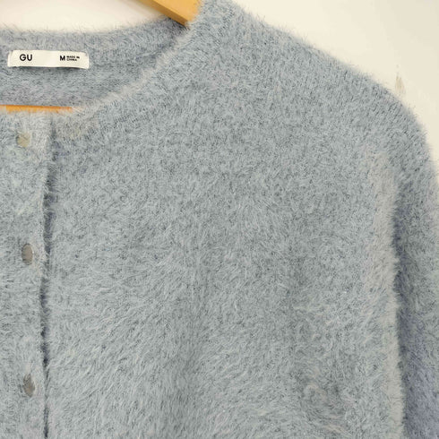 ジーユー GU 24AW シャイニークルーネックカーディガンZ レディース JPN:M