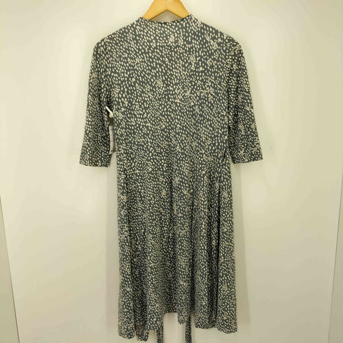 バナナリパブリック BANANA REPUBLIC 総柄 コットン シルク ワンピース レディース import:M