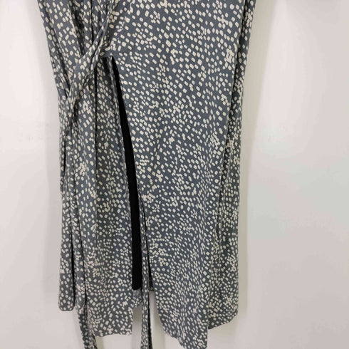 バナナリパブリック BANANA REPUBLIC 総柄 コットン シルク ワンピース レディース import:M