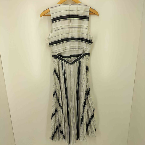 バナナリパブリック BANANA REPUBLIC 24SS ボーダー プリーツ ワンピース レディース 4