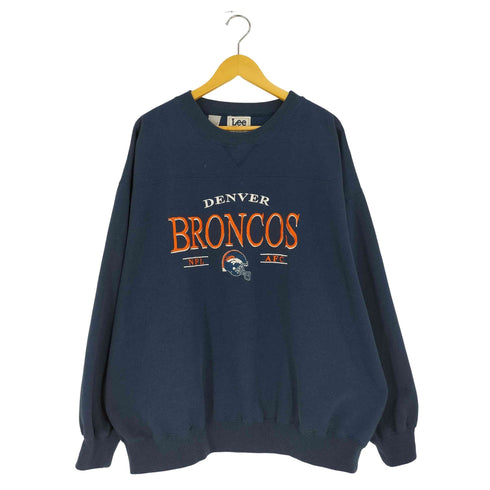 リー Lee 90s NFL チームロゴ刺繍 クルーネックスウェット メンズ XXL