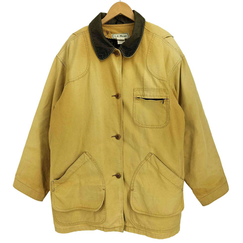 エルエルビーン L.L.Bean 80-90s プリマロフト ライナー付 ダック地 襟切替 コーデュロイ ハンティングジャケット カバーオール メンズ import:XL