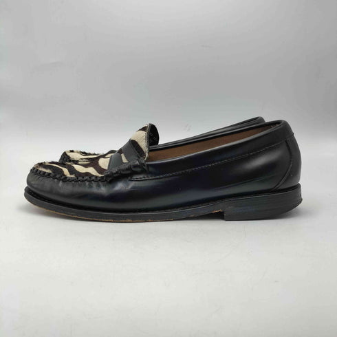 ジーエイチバス G.H.BASS EXOTIC MIX ZEBRA LEATHER SOLE ゼブラ レザー ローファー メンズ US:8.5