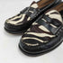 ジーエイチバス G.H.BASS EXOTIC MIX ZEBRA LEATHER SOLE ゼブラ レザー ローファー メンズ US:8.5