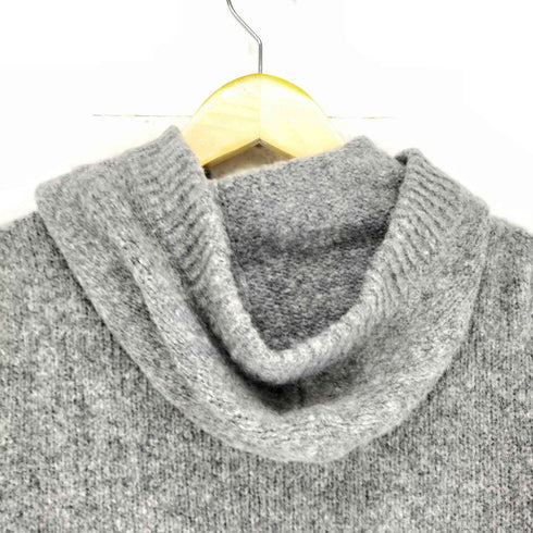 カバンドズッカ CABANE de ZUCCa ウールナイロンニットボタンパーカー メンズ M