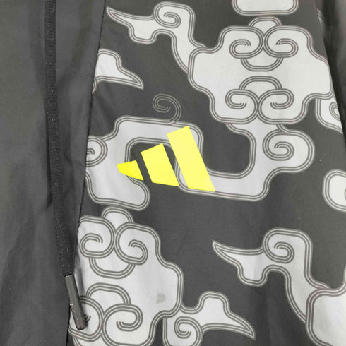 アディダス adidas 総柄 ナイロンジャケット メンズ O