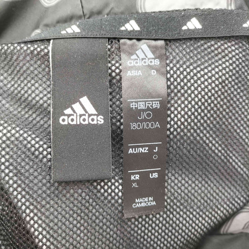 アディダス adidas 総柄 ナイロンジャケット メンズ O