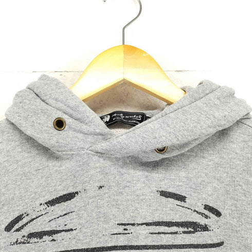 ヒステリックグラマー HYSTERIC GLAMOUR アーティストプリントプルオーバーパーカー メンズ M