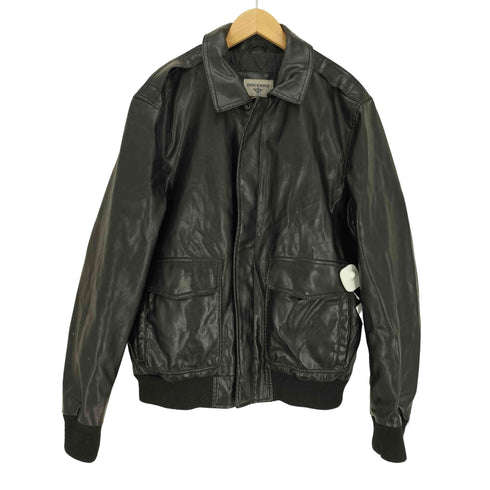 ドッカーズ DOCKERS 裏地 タータンチェック フェイクレザー A-2 フライト ジャケット メンズ import:M