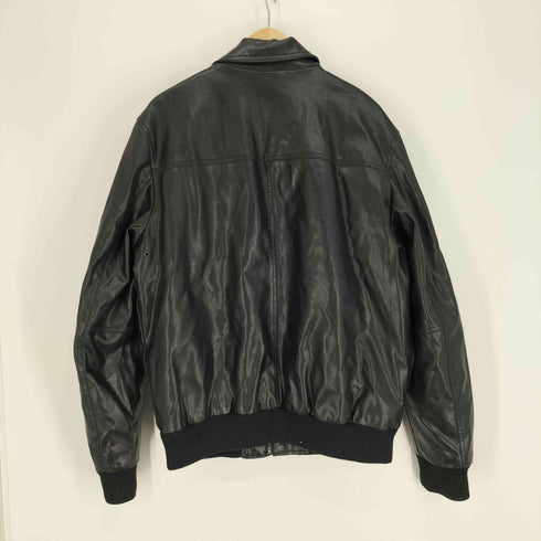 ドッカーズ DOCKERS 裏地 タータンチェック フェイクレザー A-2 フライト ジャケット メンズ import:M