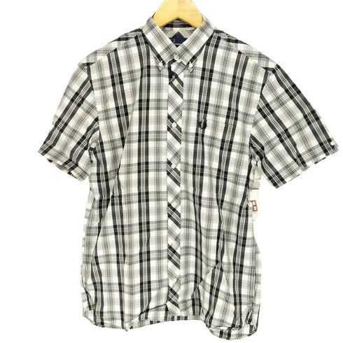 フレッドペリー FRED PERRY チェック柄半袖シャツ メンズ M