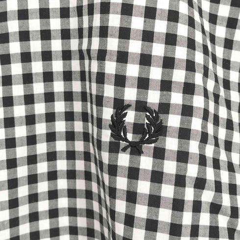 フレッドペリー FRED PERRY チェック半袖シャツ メンズ M