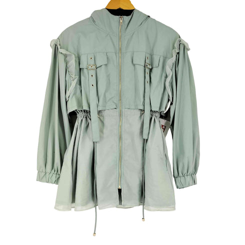 アクシーズファム axes femme ミリタリーフーディーブルゾン レディース JPN:M