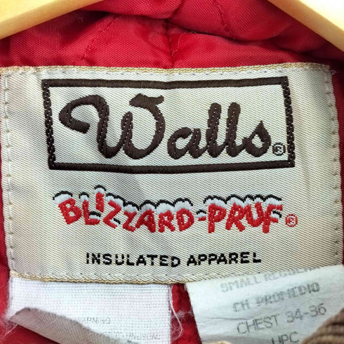 ウォールズ WALLS 80-90s メキシコ製 ダック地 オールインワン つなぎ メンズ CHEST 34-36