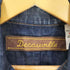 DECAUVILLE イタリア製 レザー切替 デニムジャケット メンズ import:L