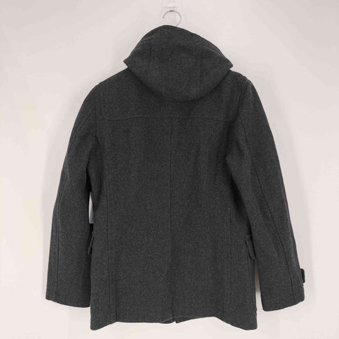 ハリス HARRISS 錨ボタン ウールナイロン フーデット コート メンズ 40R