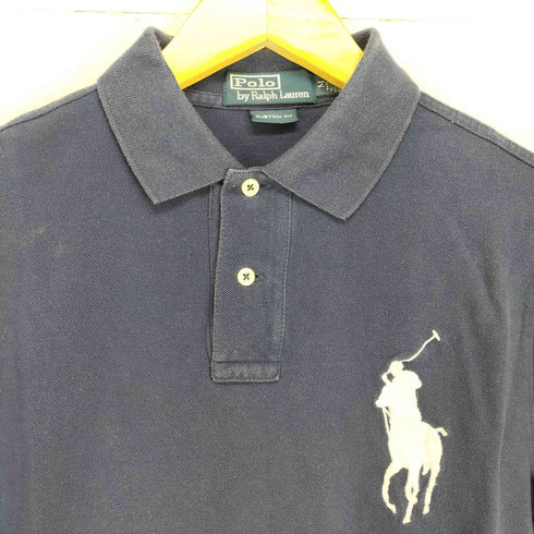 ポロバイラルフローレン Polo by RALPH LAUREN ビッグポニー刺繍ポロシャツ メンズ M