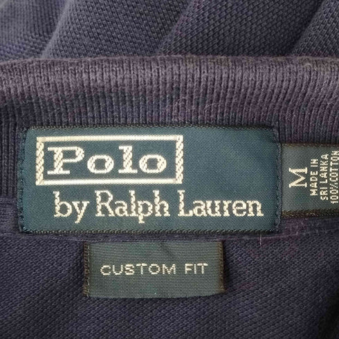 ポロバイラルフローレン Polo by RALPH LAUREN ビッグポニー刺繍ポロシャツ メンズ M