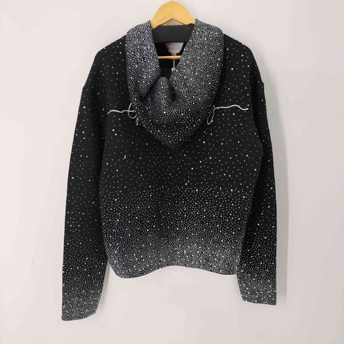 GLACIER BOY Gypsophila Full Diamond Hoodie ラインストーンハーフジップボンディングパーカー メンズ import:S