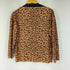 ザラ ZARA レオパード プリーツカットソー レディース US S