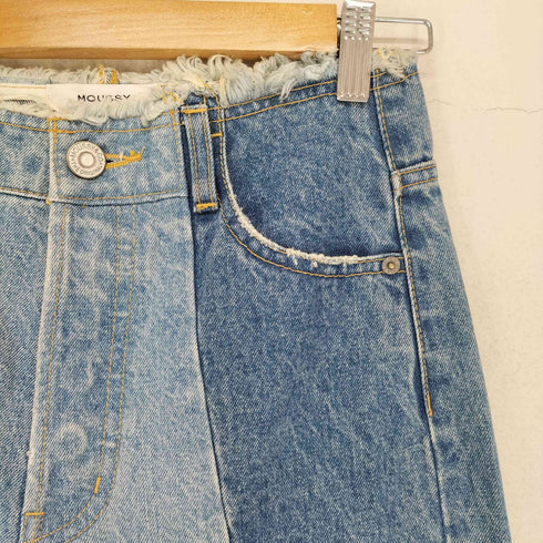 マウジー moussy パッチワークデニムパンツ メンズ 25