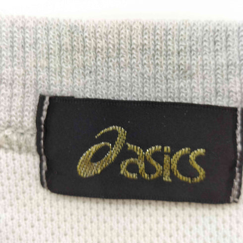 アシックス ASICS 90S 黒タグ 胸ロゴ刺繍 スウェット メンズ JPN:L