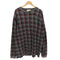 エディーバウアー Eddie Bauer バンドカラー チェック ポロシャツ メンズ import:XL