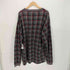 エディーバウアー Eddie Bauer バンドカラー チェック ポロシャツ メンズ import:XL