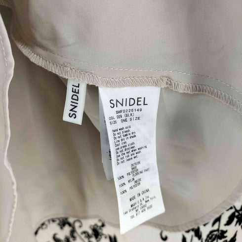 スナイデル snidel フロッキーオーガンシースルーブラウス レディース ONE SIZE