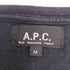 アーペーセー A.P.C. HELL刺繍 クルーネック S/S Tシャツ メンズ import:M