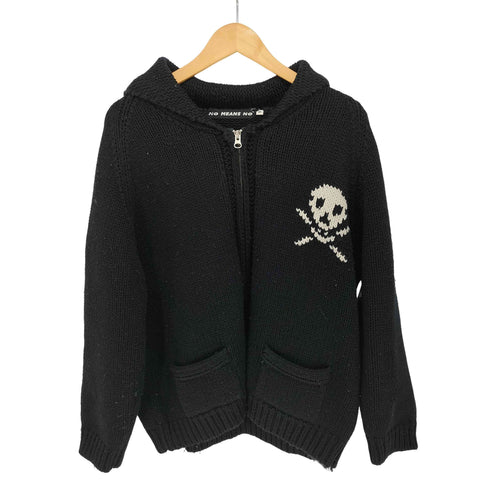 NO MEANS NO ショールカラー ジップップ ニット メンズ JPN:M