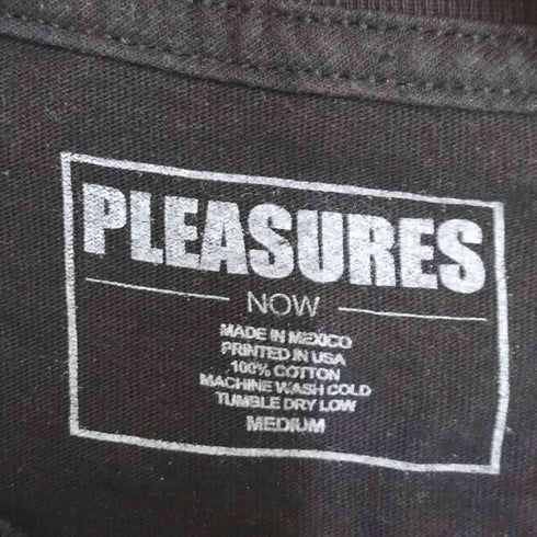 プレジャーズ PLEASURES ロゴプリント S/S クルーネック Tシャツ メンズ