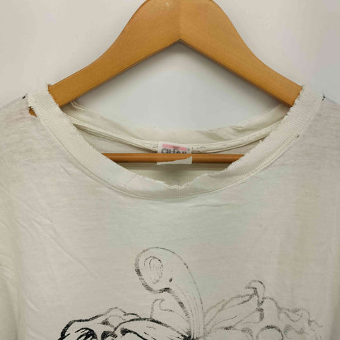 アールエヌエー RNA VANTAN DESIGN INSTITUTE RNA SWEAT ANVILボディ 髑髏プリント ボロTシャツ メンズ import:L