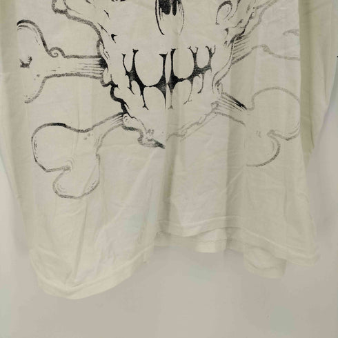 アールエヌエー RNA VANTAN DESIGN INSTITUTE RNA SWEAT ANVILボディ 髑髏プリント ボロTシャツ メンズ import:L