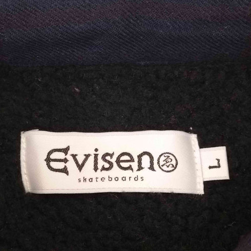 ヱビセンスケートボーズ Evisen skateboards SHAO PLAID FLEECE JACKET メンズ JPN:L