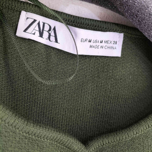 ザラ ZARA TOP TRICOT VEST レディース import:M