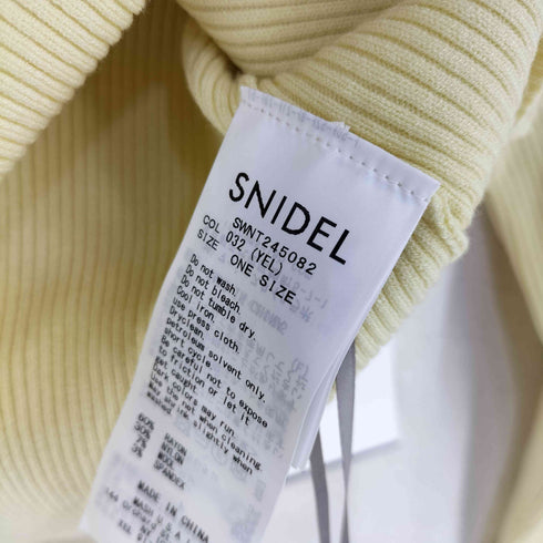 スナイデル snidel SNaMONハイネックニットプルオーバー レディース FREE