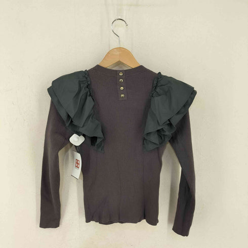 リランドチュール Rirandture シャツフリルリブニット レディース JPN:2