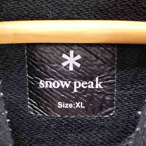 スノーピーク Snow Peak スウェットパーカー Printed Logo Sweat Hoodie メンズ XL