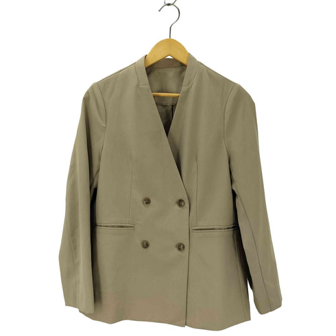 ルエレ Louere ノーカラー ダブルテーラードジャケット レディース JPN:S