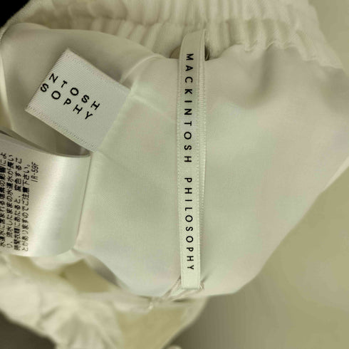 マッキントッシュフィロソフィー MACKINTOSH PHILOSOPHY 22SS サイドリボンリネンスカート レディース JPN:38