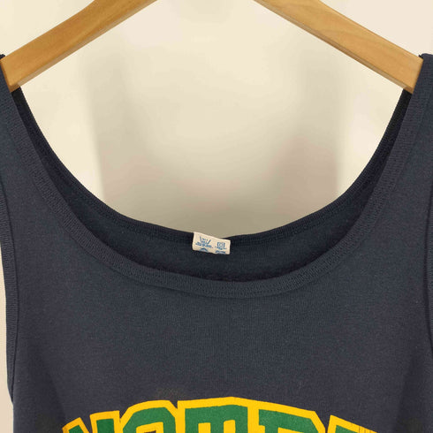 チャンピオン Champion 80S USA製 トリコタグ NOTRE DAME UNIVERSIT プリント ユニバーシティ ポリコットン タンクトップ メンズ import:XL