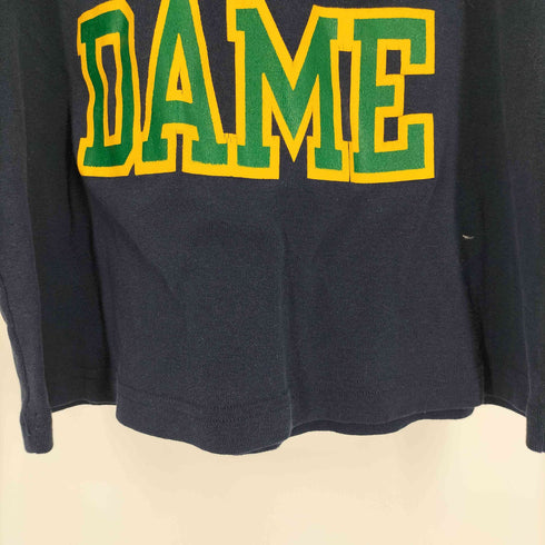 チャンピオン Champion 80S USA製 トリコタグ NOTRE DAME UNIVERSIT プリント ユニバーシティ ポリコットン タンクトップ メンズ import:XL
