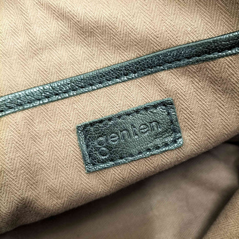 ゲンテン genten マグネット フラップ レザー ショルダーバッグ レディース