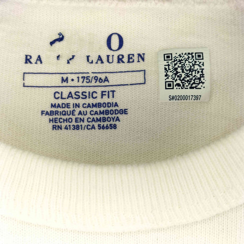 ポロラルフローレン POLO RALPH LAUREN CLASSIC FIT L/S クルーネックTシャツ メンズ JPN:M
