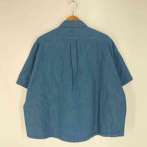 ワイルドシングス WILD THINGS SHELTECH DENIM S/S SHIRT シェルテック デニム 半袖シャツ レディース import:M