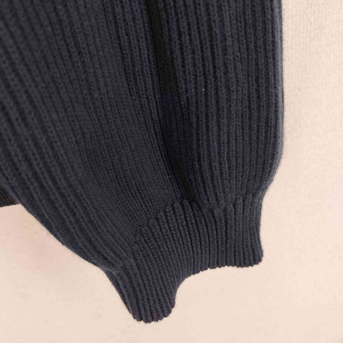 チャップスラルフローレン CHAPS RALPH LAUREN 90s ロゴ刺繍 コットン100 リブニット カーディガン ビックサイズ メンズ import:M